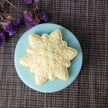 PRZY QT0121 Handmade Soap Making Molds Snowflake Silicone Mold Fatima Soap Mould Candle Silicone Mold Resin Clay Mold 2024 - buy cheap