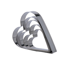 5 Piece High Quality Kitchen Practical Stainless Steel Material Cookie Cutter Heart Shape Biscuit Cake Pastry Baking Mold Tools 2024 - buy cheap