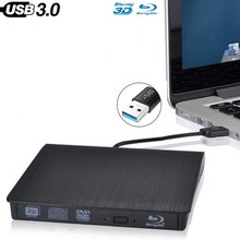 Unidad Bluray externa USB 3,0, CD/DVD, RW, quemador BD-ROM, reproductor de Blu-ray, escritor de unidad óptica para Apple iMacbook, portátil, Toshiba, pc 2024 - compra barato