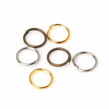 Anel de pular aberto com múltiplos tamanhos, anel separado para fazer joias, pulseira de pescoço, diy, achados para joias 2024 - compre barato