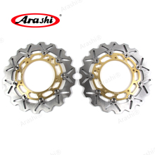 ARASHI Front Brake Disc For YAMAHA XJ6 DIVERSION 600 2009-2015 ABS 850 2015 CNC Brake Disks Rotors XJ6 DIVERSION F 600 2010-2012 2024 - buy cheap