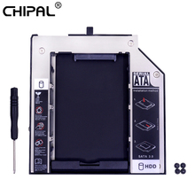 Chipal caixa para 2 ° hdd 9.5mm sata 3.0, invólucro para 2.5 "2t ssd hdd para lenovo thinkpad t400 t400s t500 w500 t410 t410s dvd/produto 2024 - compre barato