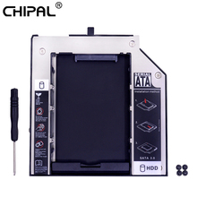 CHIPAL-carcasa de disco duro SATA 9,5 para ordenador portátil, accesorio para Lenovo ThinkPad T400, T400s, T500, W500, T410, T410s, DVD/CD-ROM, 3,0mm, 2T, 2,5" 2024 - compra barato