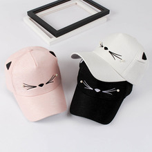 2020 Baby girl cute ear corner baseball cap child rebound summer adjustable sun hat child hip hop hat 2024 - buy cheap