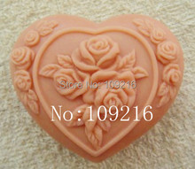 1 unidad de silicona amor rosa (zx817), molde de jabón hecho a mano para DIY, venta al por mayor 2024 - compra barato
