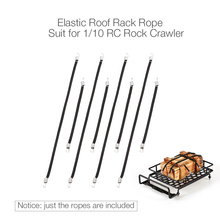 8Pcs Elastic Roof Rack Rope Luggage Cords for 1/10 RC Rock Crawler Truck Axial SCX10 II 90046 Tamiya CC01 RC4WD Traxxas Car 2024 - buy cheap
