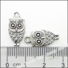26 pcs Charms owl Pendant  Tibetan silver  Zinc Alloy Fit Bracelet Necklace DIY Metal Jewelry Findings 2024 - buy cheap
