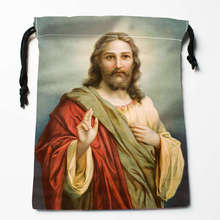 New Arrival Jesus Christ Drawstring Bags Custom Storage Printed Receive Bag Type Bags  Storage Bags Size 18X22cm 2024 - buy cheap