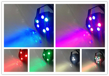 Luz de discoteca com 4 lâmpadas led rgbw, 12x1w, efeito estroboscópio, feixe de laser para iluminação de palco e natal 2024 - compre barato