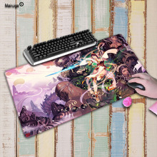 Mairuige Chica de Anime arte de fantasía gran juego de caucho Natural de alfombrilla de ratón teclado de escritorio Mat para ordenador portátil alfombrilla de ratón para gamers 2024 - compra barato