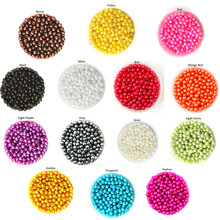 HMC 6mm 1000pcs Round Imitation Plastic Beads Pearl Beads For Jewelry Making Necklace Bracelet DIY Jewelry Findings Accessories 2024 - buy cheap