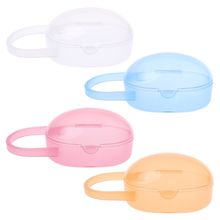 Baby Nipple Container Box Plastic Pacifier Case Soother Cases Organizer Storage Portable Transparent Newborn Outdoor Travel New 2024 - buy cheap