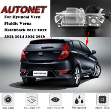 Осенняя резервная камера заднего вида для Hyundai Verna/Fluidic Verna Hatchback 2011 2012 2013 2014 2015 2016 камера номерного знака 2024 - купить недорого