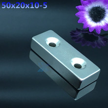 Free Shipping 1pcs  N35 50x20x10 mm  Block magnet  Powerful Neodymium Magnet 50*20*10 DIY Cuboid Rare Earth Magnet 2024 - buy cheap