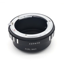 Anel adaptador para câmera nikon, para lente micro 4/3, panasonic gx1 gh3 gh2 gh1 g10 g5 olympus 2024 - compre barato