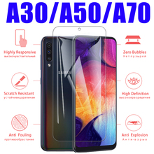 safety film on for samsung a50 protective glass samsug galaxy a 50 a70 a 70 a30 a 30 screenprotector glas 50a 30a 70a galaxi 9h 2024 - buy cheap