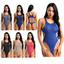 Women's Sexy Swimwear One Piece See Through Sheer Sleeveless Bodysuits Backless High Cut Leotard Swimwear for Women Beach Wear 2024 - buy cheap