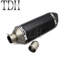 Silenciador de acero inoxidable para motocicleta, tubo de escape de 38mm-51mm, DB Killer, para Honda, Yamaha, Scooter, ATV, 125cc-1000cc 2024 - compra barato