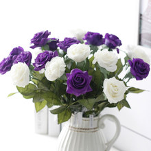 20 шт искусственные цветы пены 8cm для свадебного декора центральными стол искусственные цветы для украшения много 2024 - купить недорого