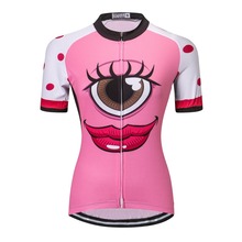 Ropa de ciclismo de ojos grandes para mujer, jersey de manga corta para bicicleta, talla S ~ 2XL, Envío Gratis, novedad de 2021 2024 - compra barato