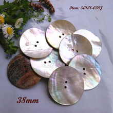 Natural botões 36 pcs 38mm (60L) grande Martensi akoya shell botões para costura diy acessórios Japão Pinctada Shell 2024 - compre barato