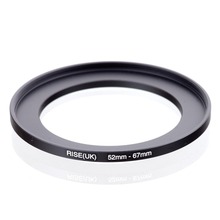 original RISE(UK) 52mm-67mm 52-67mm 52 to 67 Step Up Ring Filter Adapter black 2024 - buy cheap