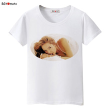 2021 super fashion stars T shirt girl/women Sexy beautiful Angelina Jolie shirts Brand Good quality soft shirts 2024 - buy cheap