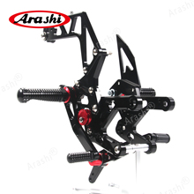 Arashi 1 Set For YAMAHA YZF R1 2015 2016 2017 2018 2019 2020 2021 CNC Adjustable Footrest Foot Pegs Rider Rearset R1M R1S RN32 2024 - buy cheap