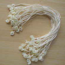 500pcs , 19 cm Beige yellow round nylon rope for Tags cords swing Hang tag strings for Jeans 2024 - buy cheap