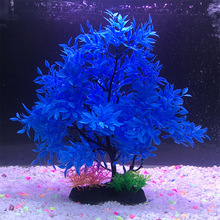 Aquarium Decoration Simulation Water Grass Fake Tree Fish Tank Turtle Tank Ornament Fish Tank Decoration Plastic Flowers Trees 2024 - buy cheap