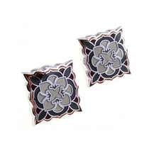 High-grade Enamel Cufflinks retro pattern French men's fashion shirt cuff Cufflinks wholesale and retail 2024 - buy cheap