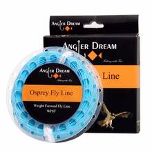 Angler Dream WF 1 2 3 4 5 6 7 8 9F Fly Fishing Line With 2 Welded Loops Weight Forward Floating Fly Line WIth Spool 2024 - buy cheap