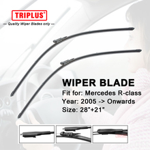 Wiper Blade for Mercedes Benz R Class W251 (2005-Onwards) 1set 28"+21",Flat Aero Beam Windscreen Wiper Frameless Soft Blades 2024 - buy cheap