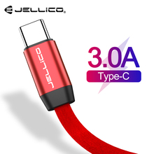 Нейлоновый USB-кабель Jellico Type-C для Samsung Galaxy Note 9 S9 S8, кабель для быстрой зарядки и передачи данных для Xiaomi Mi6 Huawei Nexus 6P 2024 - купить недорого