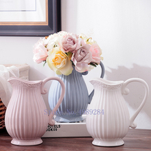 Creative Retro Nordic Teapot type Ceramic vase flower pot Flower arrangement Hydroponics Home decoration accessories 2024 - buy cheap