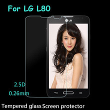 2.5D Original 9H High Quality Tempered Glass Protective Film Explosion-proof Screen Protector for LG L80 Dual D380 D385 2024 - buy cheap