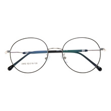 2019 New Man Woman Retro Large Round Glasses Transparent Alloy Eyeglass Frame Black Silver Gold Spectacles Eyeglasses 8 Colors 2024 - buy cheap