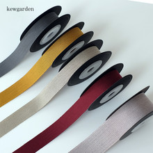 Kewgarden  5/8" 16MM Veins Satin Ribbons Handmade Tape DIY Bowknot Polyester Ribbon Flower Packing Ribbon 5 Meters 2024 - buy cheap