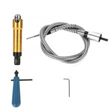 6mm Flexible Flex Shaft Fit Electric Drill Rotary Grinder Tool 0.5-6.5mm Chuck Handle Aluminum Alloy 10000 RPM Extention Cable 2024 - buy cheap