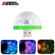 EeeToo Mini Stage Light Disco Party Lights Ball Dance Floor Color Music Club Projector Laser LED Holiday Light Home DJ Lighting 2024 - buy cheap