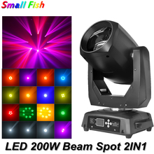 Foco de luz LED con cabezal móvil, iluminación infinita de 200W, para DJ, música, fiesta, discoteca, envío gratis 2024 - compra barato