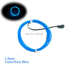 15Meter 1.3mm 10 Colors EL Wire Flexible Neon LED glowing Light Tube Rope Powered by DC12V Flashing Driver for Party decoration 2024 - buy cheap