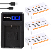 Probty-bateria + carregador usb lcd, 3 peças, probty NP-95 95, fujifilm x30, x100, x100s, x100t 2024 - compre barato