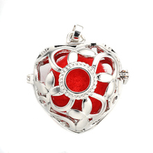 MODKISR New Arrival 6pcsTrendy Hollow Cage Filigree Ball Box Essential Oil Diffuser Locket Pendants Heart Jewelry Without Chain 2024 - buy cheap