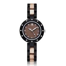 Natural Wood Watches Women Small Wooden Bracelet Female Quartz Wristwatches Wooden Ladies Watch Retro Clock reloj de madera 2024 - buy cheap