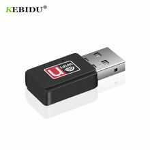 KEBIDU-Mini adaptador Wifi USB para ordenador portátil, 2,4G, 802,11g, b/n, inalámbrico, tarjeta de red LAN, 150Mbps 2024 - compra barato