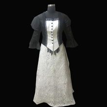 new black Vintage costumes 18th Duchess Retro medieval Renaissance Reenactment Theatre Civil war Victorian dress D-319 2024 - buy cheap