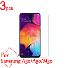 3 protectores de pantalla LCD transparentes/mate/Nano antiexplosión para Samsung Galaxy A10 A20 A30 A50 M10 M20 M30 película protectora 2024 - compra barato
