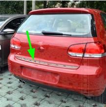 Fit For  GOLF 6 Chrome Tail Gate Door Cover Trim Rear Trunk Molding Bezel Styling Sticker Garnish 2024 - buy cheap