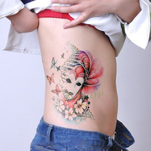 Waterproof Temporary Tattoo Sticker butterfly rose feather stairs girl fake tatto flash tatoo tatouage Stickers for women men 2024 - buy cheap